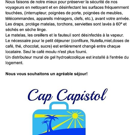 Cap Capistol Studio Avec Terrasse, Vue Port Agde Ngoại thất bức ảnh